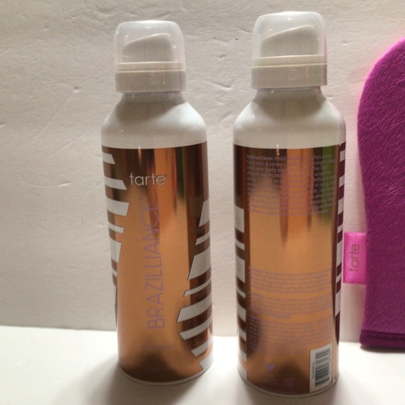 Tarte Brazillance Self Tanning Mist 5 Fl Oz Set of 2 with Mitt - Picture 4 of 4